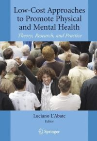 cover of the book Low-Cost Approaches to Promote Physical and Mental Health: Theory, Research, and Practice