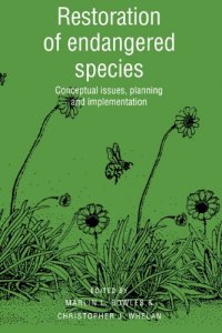 cover of the book Restoration of Endangered Species: Conceptual Issues, Planning and Implementation