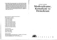 cover of the book Modernlesme, Kemalizm ve Demokrasi