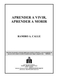 cover of the book Aprender a vivir, aprender a morir