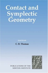 cover of the book Contact and Symplectic Geometry (Publications of the Newton Institute)