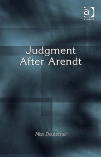 cover of the book Judgment After Arendt