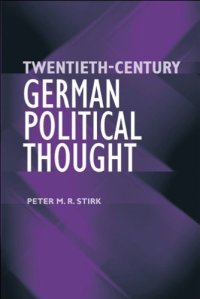 cover of the book Twentieth-Century German Political Thought