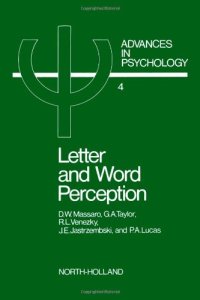 cover of the book Letter and Word Perception: Orthographic Structure and Visual Processing in Reading