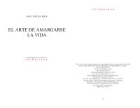 cover of the book El Arte de Amargarse La Vida