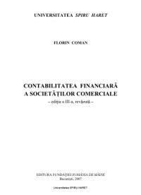 cover of the book Contabilitatea financiara a societatilor comerciale, ed. a III-a revazuta