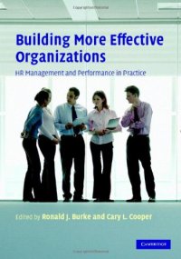 cover of the book Building More Effective Organizations: HR Management and Performance in Practice