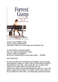 cover of the book Forrest Gump