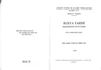 cover of the book Rusya Tarihi- Başlangıçtan 1917'ye Kadar