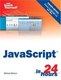 cover of the book Sams Teach Yourself JavaScript in 24 Hours (4th Edition)