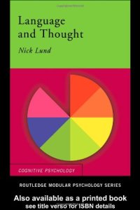 cover of the book Language and Thought