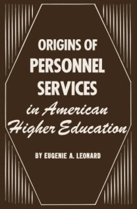 cover of the book Origins of Personnel Services in American Higher Education