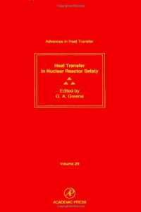 cover of the book Heat Transfer in Nuclear Reacter Safety