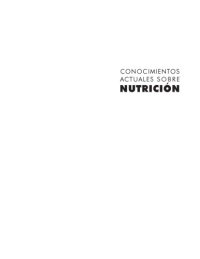 cover of the book Conocimientos Actuales de Nutricion