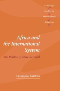 cover of the book Africa and the International System: The Politics of State Survival