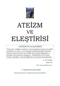 cover of the book Ateizm Ve Elestirisi