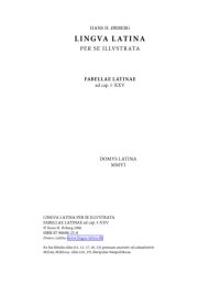 cover of the book Fabellae Latinae