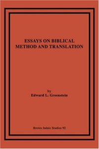 cover of the book Essays on Biblical Method and Translation