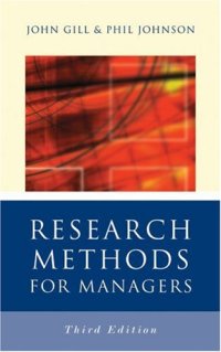 cover of the book Research Methods for Managers