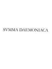 cover of the book Summa Daemoniaca: Tratado de Demonologia y Manual de Exorcistas (Spanish Edition)