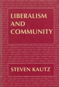 cover of the book Liberalism and Community