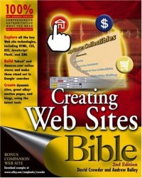 cover of the book Creating Web Sites Bible, Second Edition