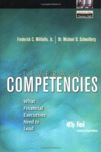 cover of the book Leverage Competencies: What Financial Executives Need to Lead (Financial Times Prentice Hall Books)