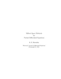 cover of the book Hilbert Space Methods in Partial Differential Equations