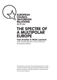 cover of the book The spectre of a multipolar Europe