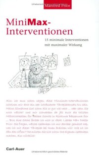 cover of the book MiniMax-Interventionen. 15 minimale Interventionen mit maximaler Wirkung