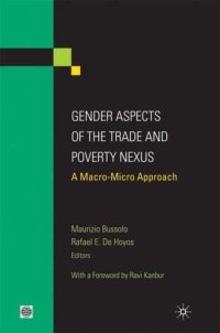 cover of the book Gender Aspects of the Trade and Poverty Nexus: A Macro-micro Approach (Equity and Development Series)