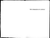 cover of the book The Demands of Justice