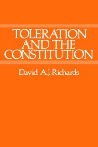 cover of the book Toleration and the Constitution