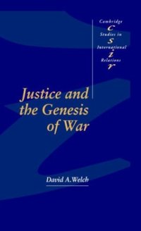 cover of the book Justice and the Genesis of War