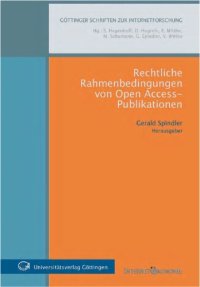 cover of the book Rechtliche Rahmenbedingungen von Open Access-Publikationen