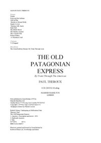 cover of the book The Old Patagonian Express