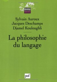 cover of the book La philosophie du langage