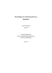 cover of the book The Design of a Web-based Process Simulator