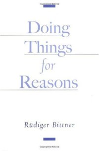 cover of the book Doing Things for Reasons