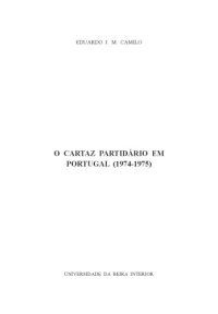 cover of the book O Cartaz Partidario em Portugal (1974-1975)