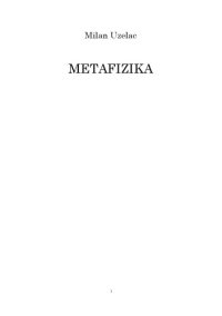 cover of the book Metafizika