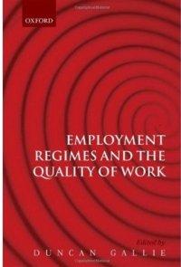 cover of the book Employment Regimes and the Quality of Work