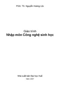 cover of the book Giáo trình Nhập môn Công nghệ sinh học