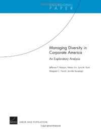 cover of the book Managing Diversity in Corporate America: An Exploratory Analysis (Occasional Paper)