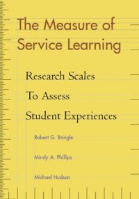 cover of the book The Measure of Service Learning: Research Scales to Assess Student Experiences