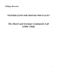 cover of the book The Dutch and German Communist Left (1900-1968)