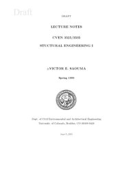 cover of the book Lectures in Structural Engineering Part I