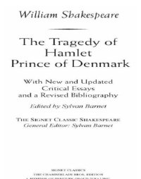 cover of the book The Tragedy of Hamlet: Prince of Denmark