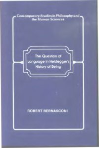 cover of the book The Question of Language in Heidegger’s History of Being