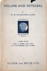 cover of the book Volume and Integral